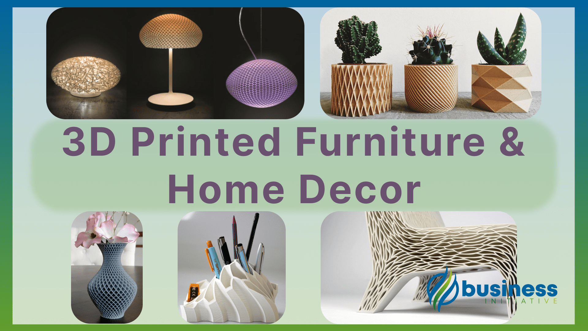 3d printed furniture and home decor